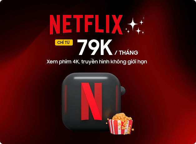 Banner tài khoản Netflix Premium tại Digikeyapp