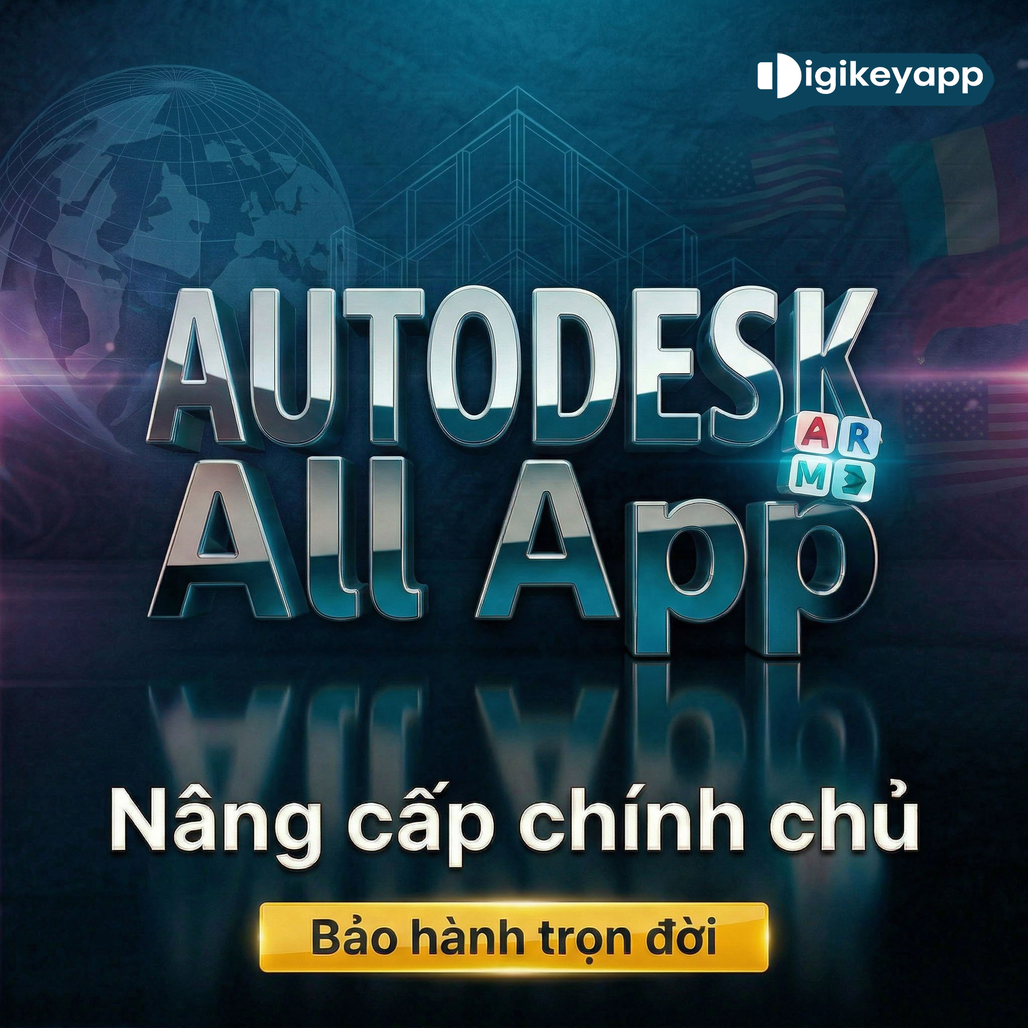 Tài khoản Autodesk All Apps bản quyền