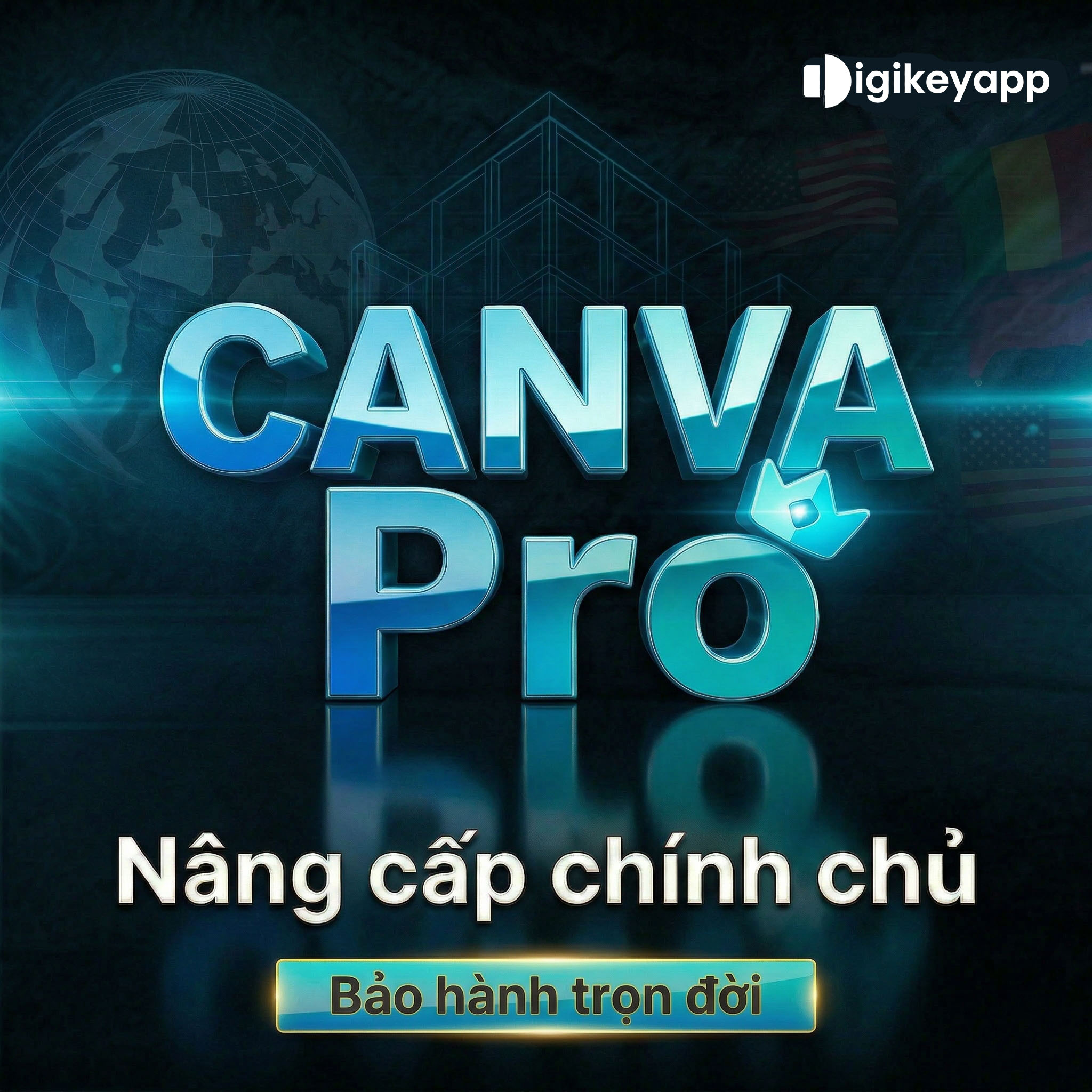 Nâng cấp Canva Pro bản quyền trên tài khoản chính chủ