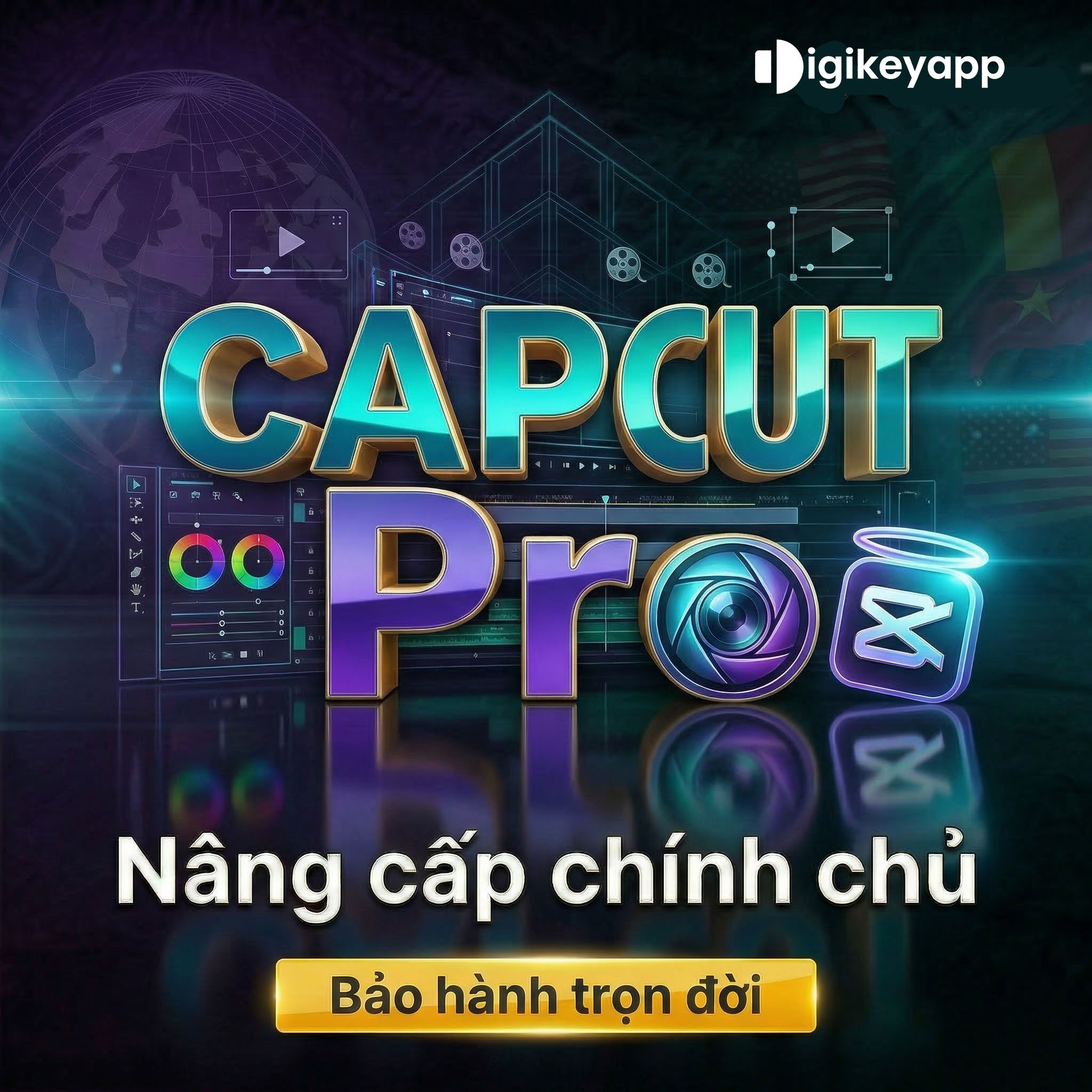 Nâng cấp gói pro tài khoản capcut